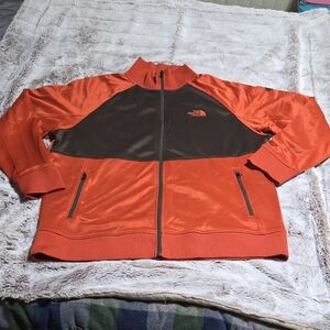 The North Face Takeback Track Mens XXL Full Zip Burnt Orange Jacket